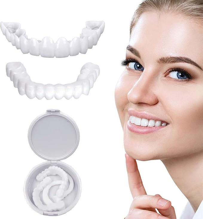 SILICONE ADJUSTABLE SNAP-ON DENTURES(BUY 1 GET 1 FREE)